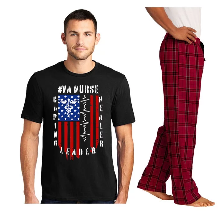 Patriotic Pride Va Nurses Tribute Pajama Set