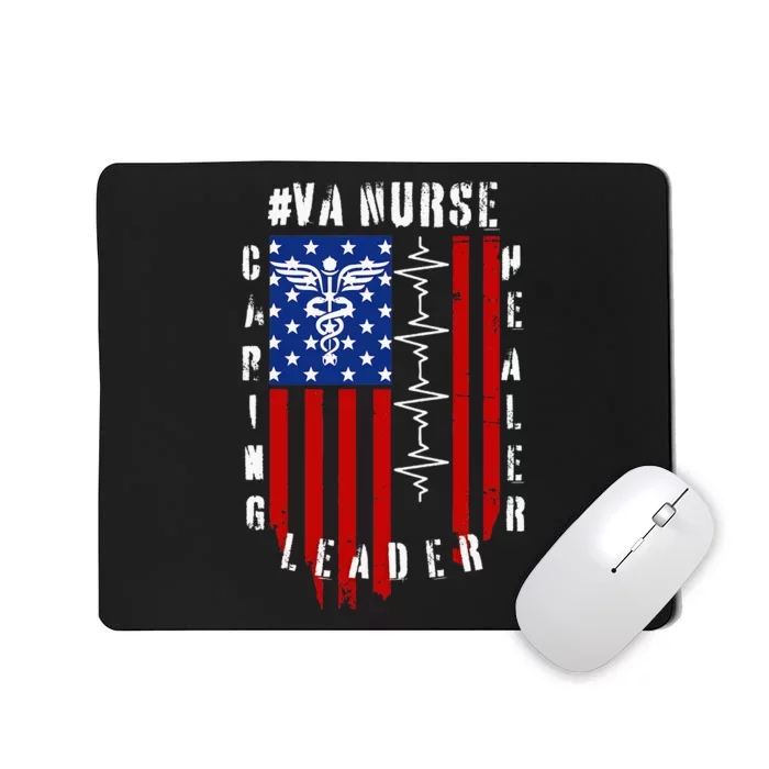 Patriotic Pride Va Nurses Tribute Mousepad