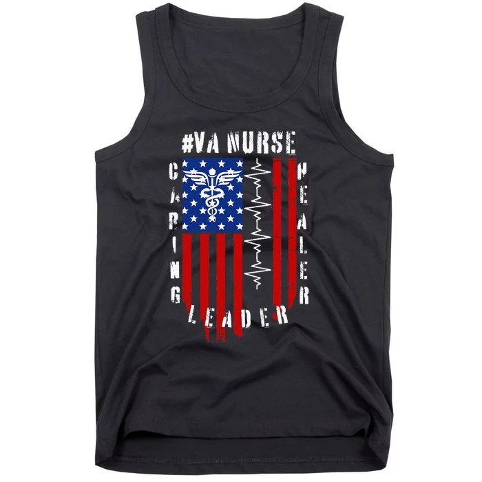 Patriotic Pride Va Nurses Tribute Tank Top