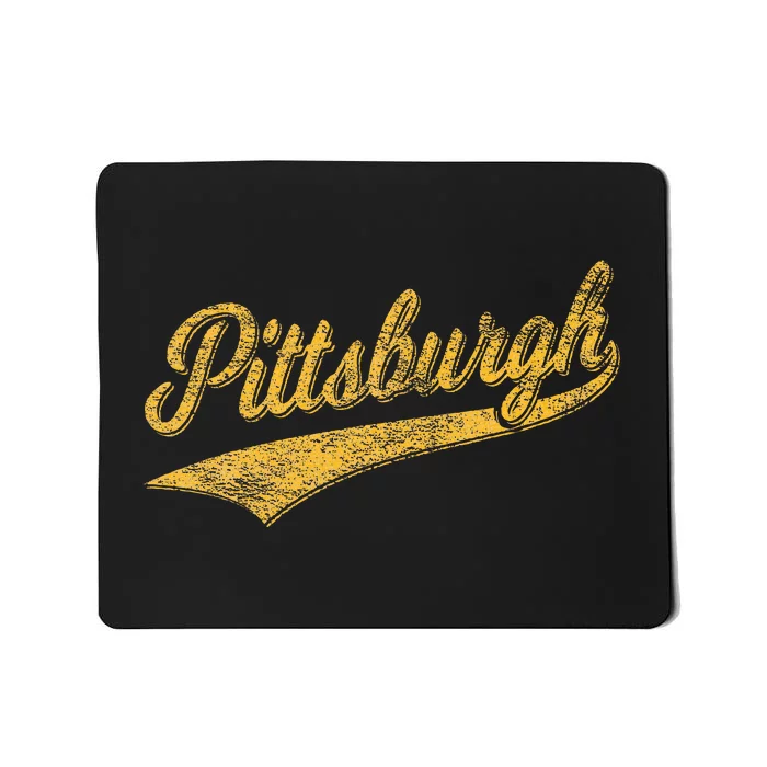 Pittsburgh Pennsylvania Varsity Script Jersey Mousepad