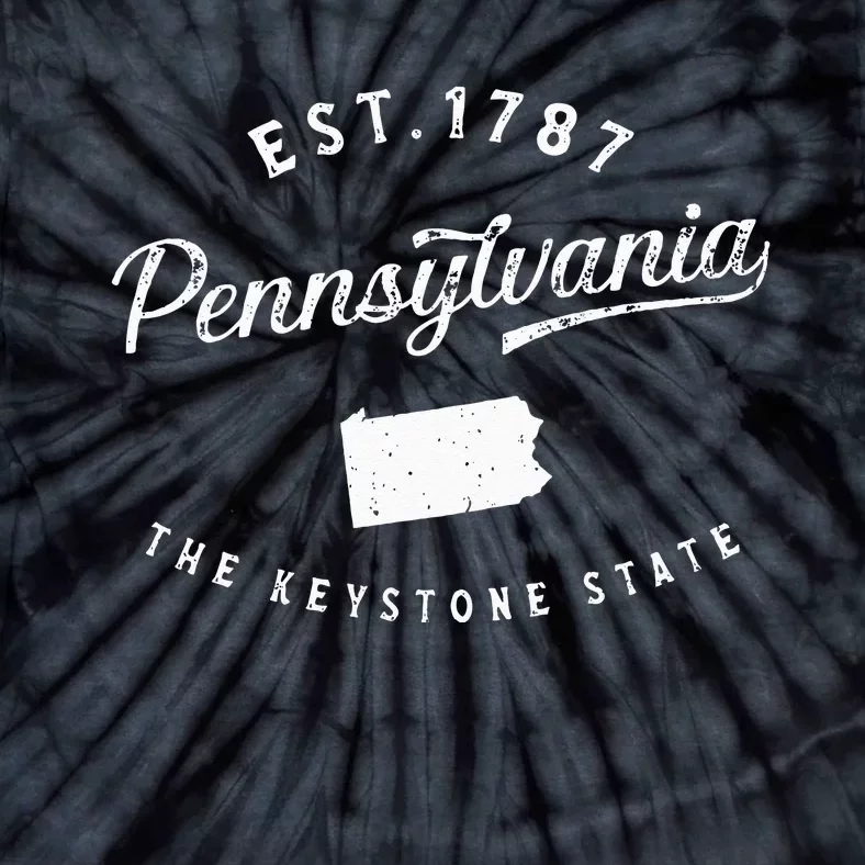 Pennsylvania Pride Visiting Pennsylvania Pennsylvania Tie-Dye T-Shirt