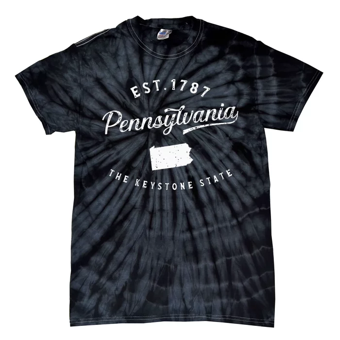 Pennsylvania Pride Visiting Pennsylvania Pennsylvania Tie-Dye T-Shirt