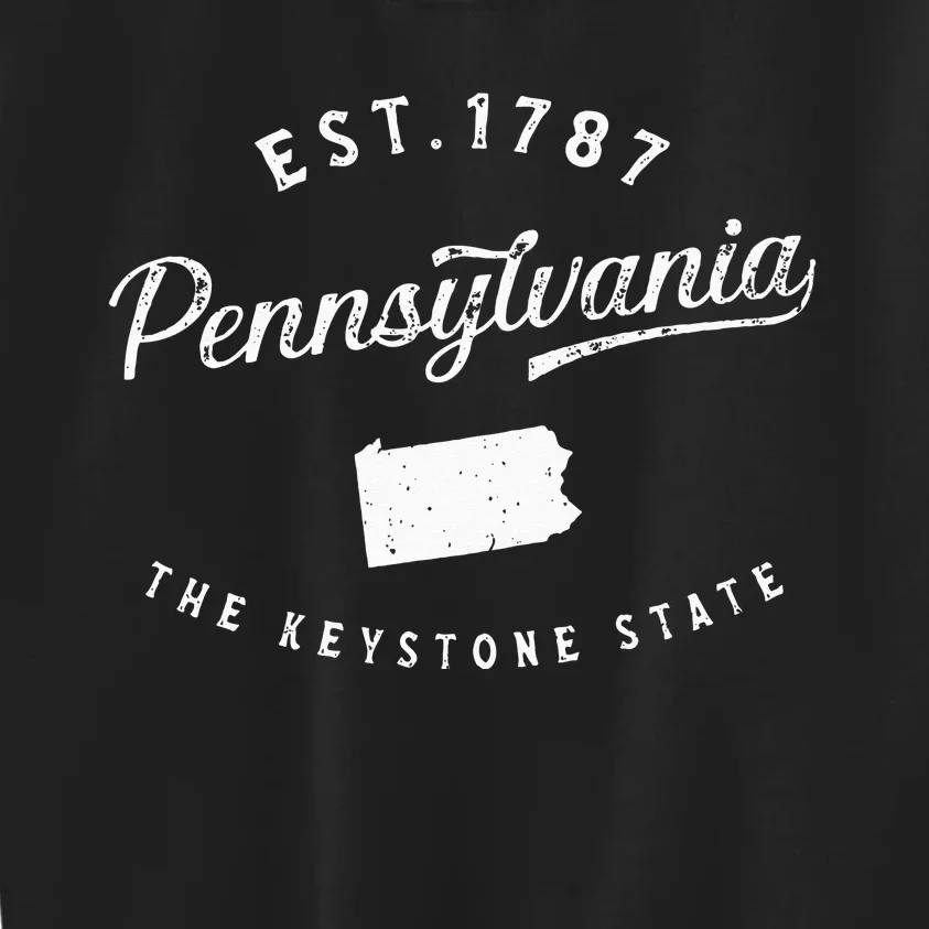 Pennsylvania Pride Visiting Pennsylvania Pennsylvania Kids Sweatshirt