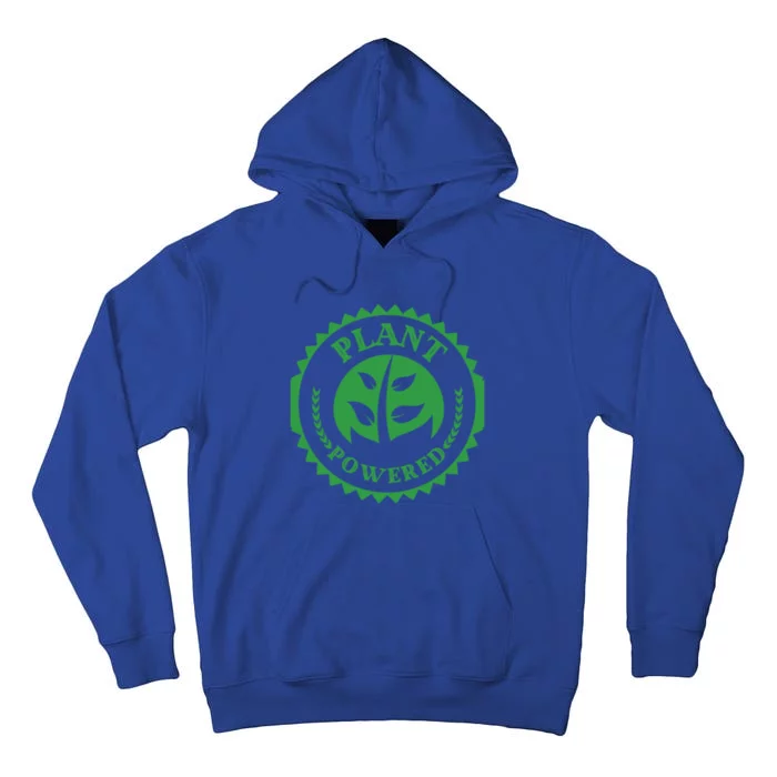 Plant Powered Vegan Juicers Veggies Based Diet Gym Fitness Gift Tall Hoodie