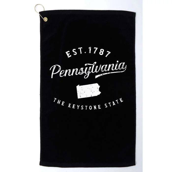 Pennsylvania Pride Visiting Pennsylvania Pennsylvania Platinum Collection Golf Towel