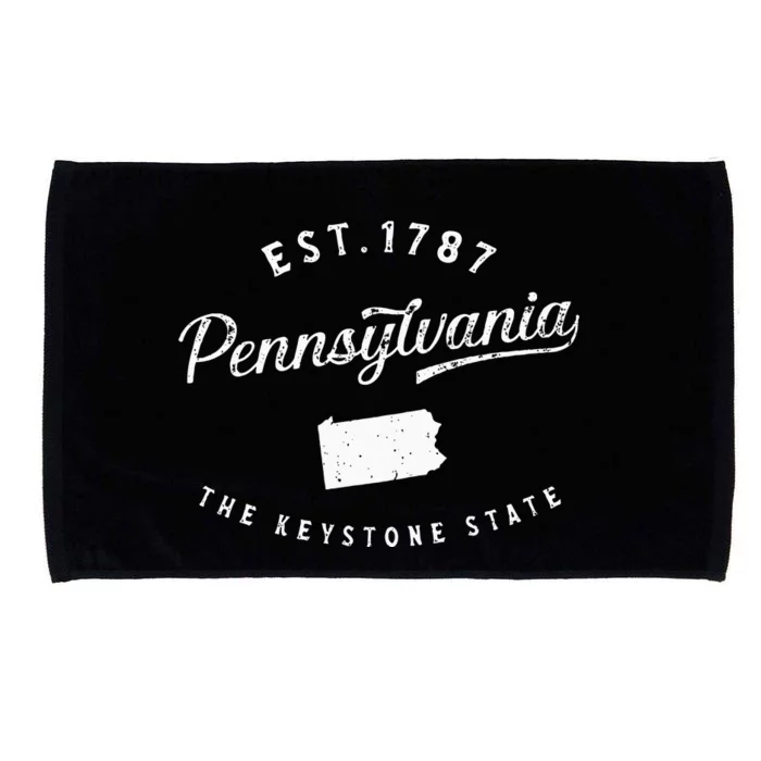 Pennsylvania Pride Visiting Pennsylvania Pennsylvania Microfiber Hand Towel