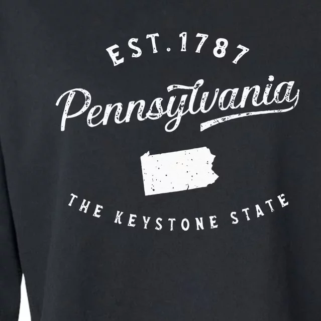 Pennsylvania Pride Visiting Pennsylvania Pennsylvania Cropped Pullover Crew