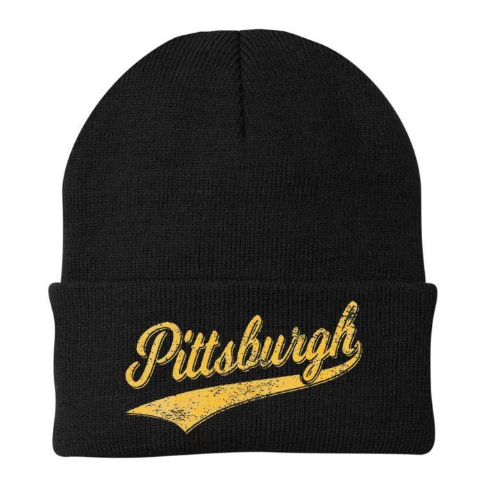 PITTSBURGH PENNSYLVANIA VARSITY SCRIPT SPORTS JERSEY Knit Cap Winter Beanie