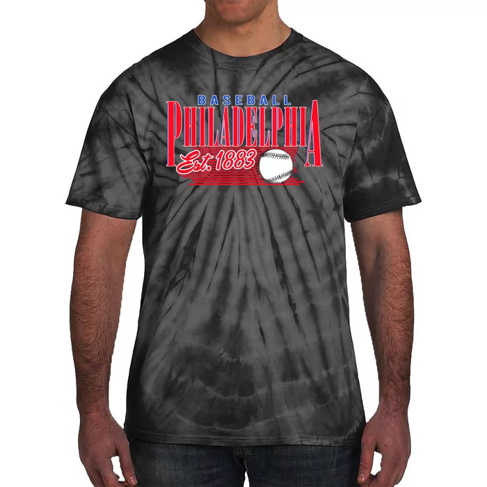 Philadelphia Phillie Vintage Style Tie-Dye T-Shirt