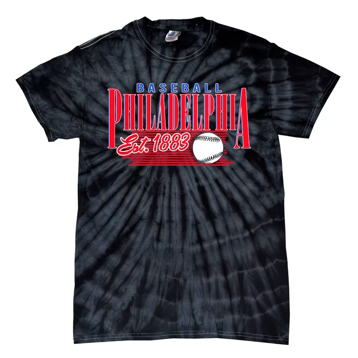 Philadelphia Phillie Vintage Style Tie-Dye T-Shirt