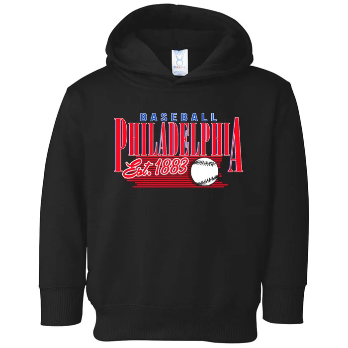 Philadelphia Phillie Vintage Style Toddler Hoodie