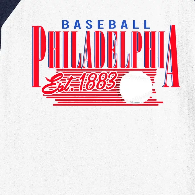 Philadelphia Phillie Vintage Style Baseball Sleeve Shirt