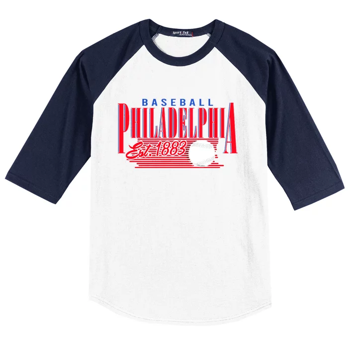 Philadelphia Phillie Vintage Style Baseball Sleeve Shirt