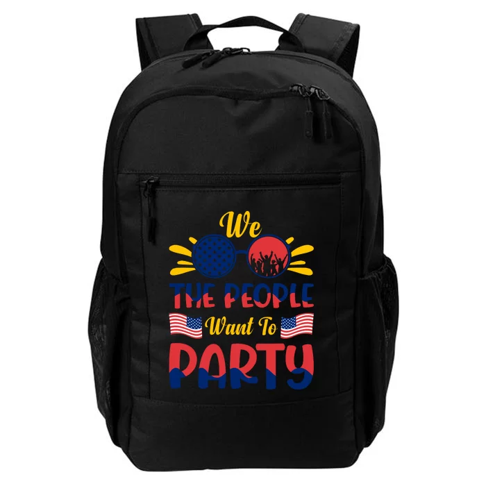 Patriotic Party Vibes Daily Commute Backpack