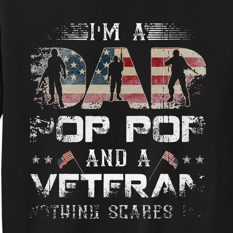 Pop Pop Veteran Fathers Day Gift From Daughter Wife For Dad Sweatshirt