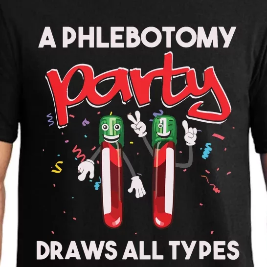 Phlebotomy Phlebotomist Vein Health Syringe Blood Donor Gift Pajama Set