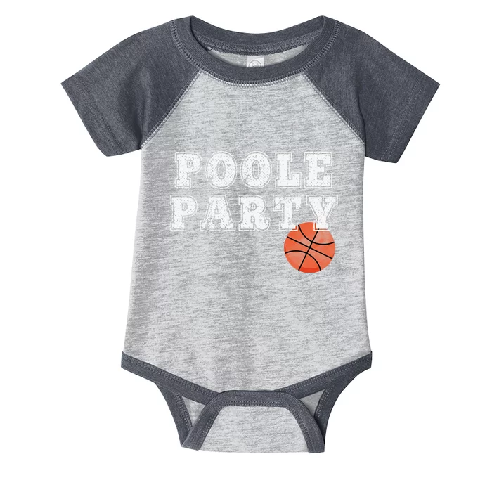 Poole Party vintage Basketball sport lovers Infant Baby Jersey Bodysuit