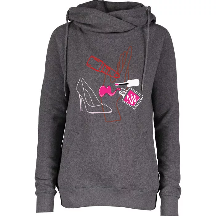 Personalized Products With A Lot Of Love For You Womens Funnel Neck Pullover Hood