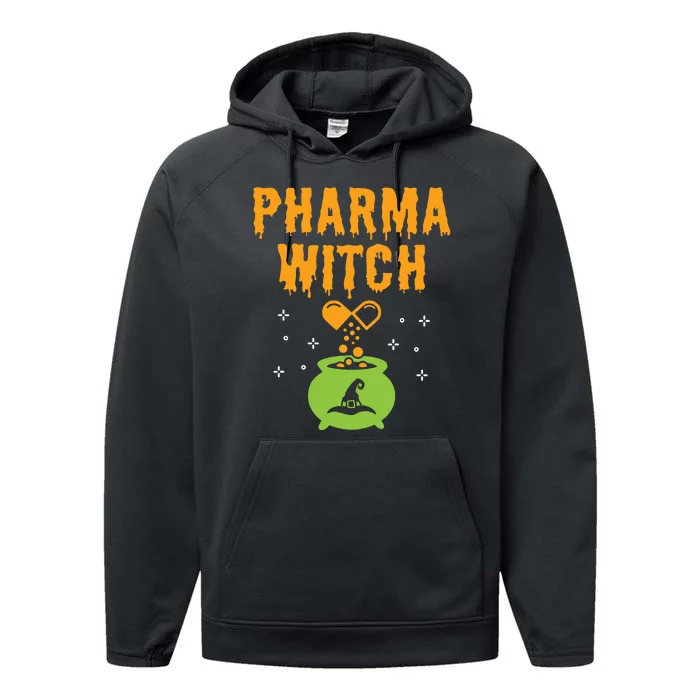 Pharmacisttech Pharma Witch Women Pharmacy Tech Pharma Witch Performance Fleece Hoodie