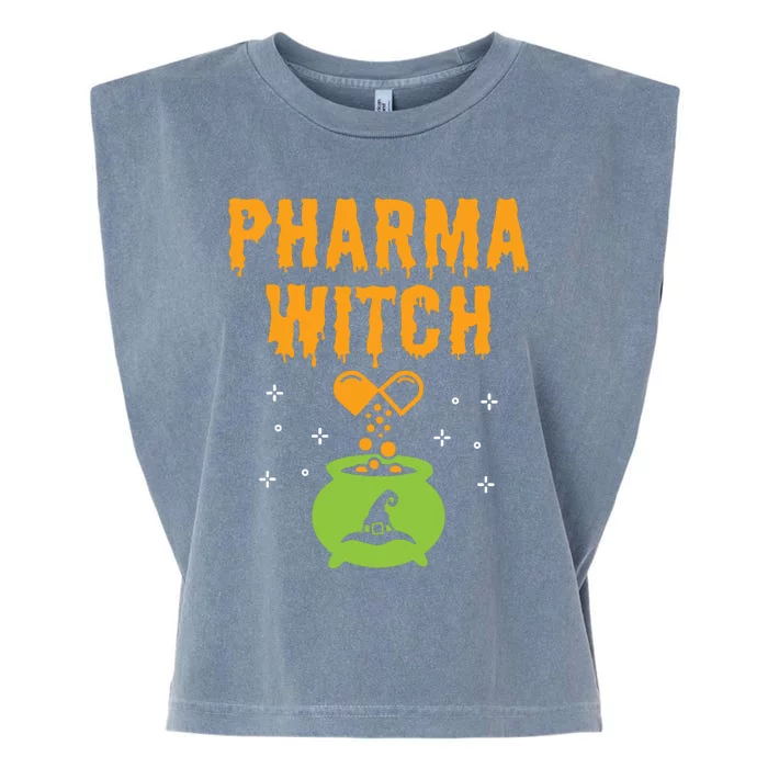 Pharmacisttech Pharma Witch Women Pharmacy Tech Pharma Witch Garment-Dyed Women's Muscle Tee