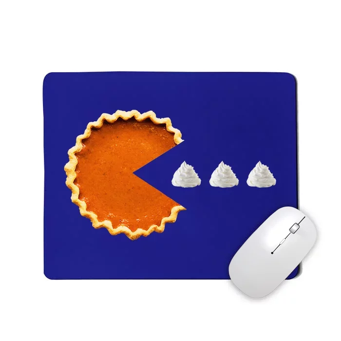 Pumpkin Pie Whipped Cream Video Game Thanksgiving Mousepad