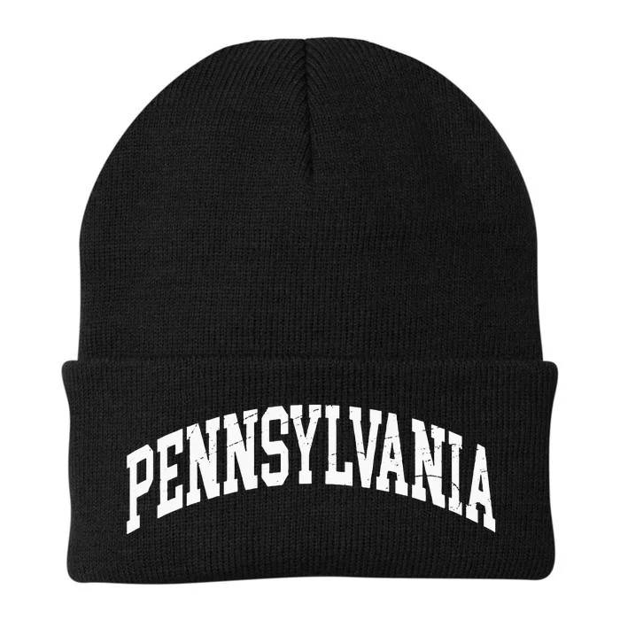 Pennsylvania PA Worn Design Classic Knit Cap Winter Beanie