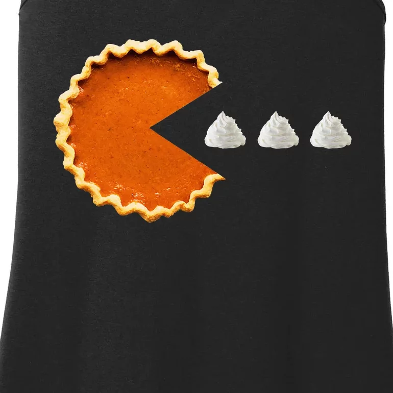 Pumpkin Pie Whipped Cream Video Game Thanksgiving Ladies Essential Tank