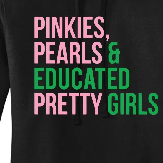 Pinkies Pearles & White House Pretty Women's Pullover Hoodie