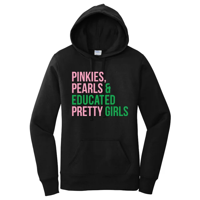 Pinkies Pearles & White House Pretty Women's Pullover Hoodie