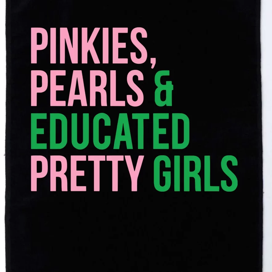 Pinkies Pearles & White House Pretty Platinum Collection Golf Towel