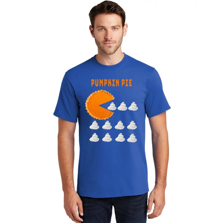 Pumpkin Pie Whipped Cream Thanksgiving Day Funny Tall T-Shirt