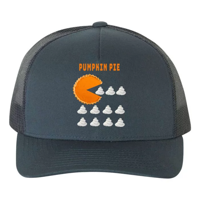 Pumpkin Pie Whipped Cream Thanksgiving Day Funny Yupoong Adult 5-Panel Trucker Hat