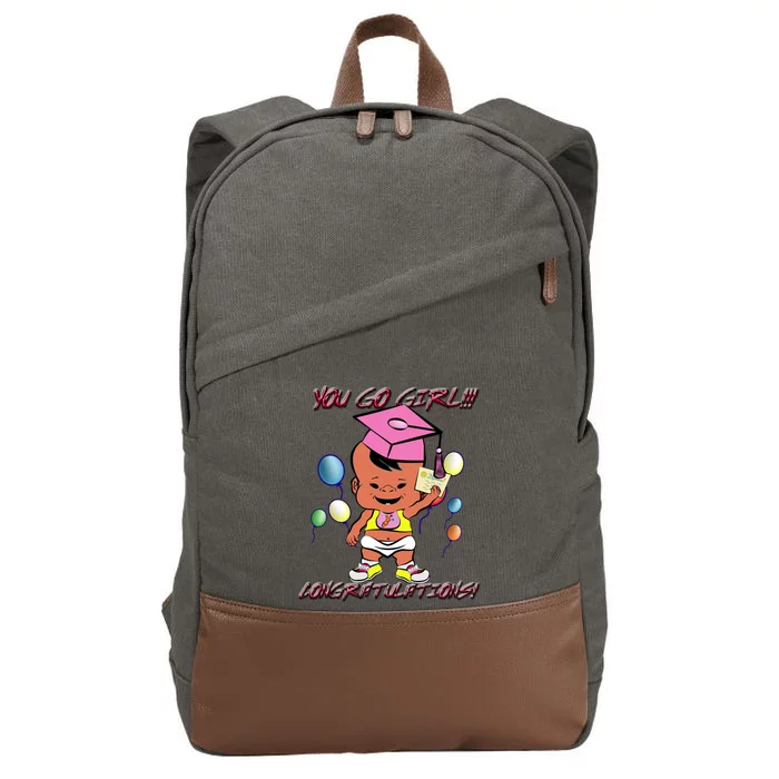 Pbteez Pbxz0119 Xclv You Go ! (Graduation) Gift Cotton Canvas Backpack