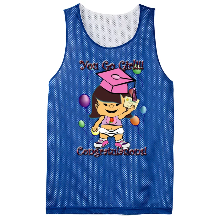 Pbteez Pbxz0121 Xclv You Go ! (Graduation) Meaningful Gift Mesh Reversible Basketball Jersey Tank