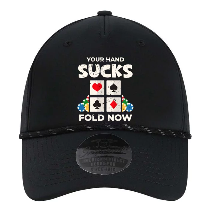 Poker Player Your Hand Sucks Funny Casino Dealer Gambler Gift Performance The Dyno Cap