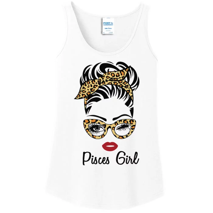 Pisces Pisces Zodiac February March Birthday Gift Ladies Essential Tank