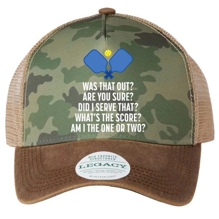 Pickleball Questions 1 Or 2 Who Served Funny Pickleball Legacy Tie Dye Trucker Hat