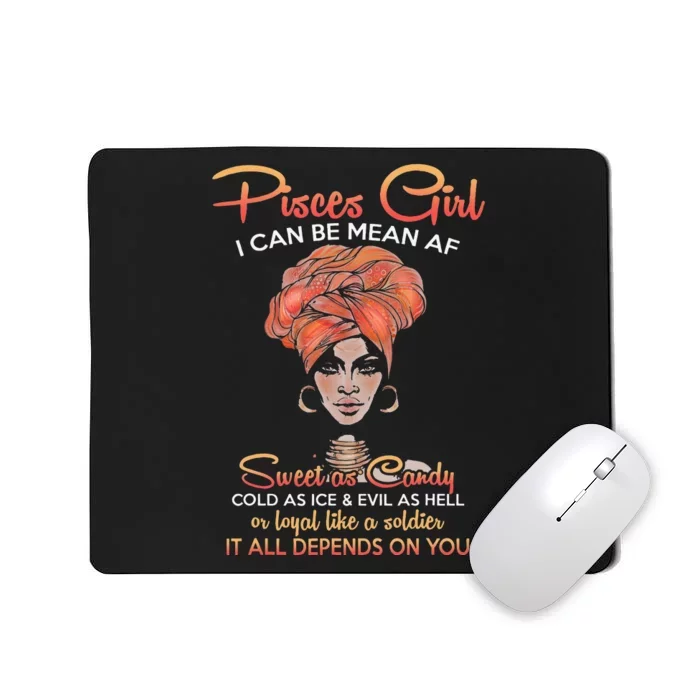 Pisces Queens Are Born in February 19 March 20 Mousepad