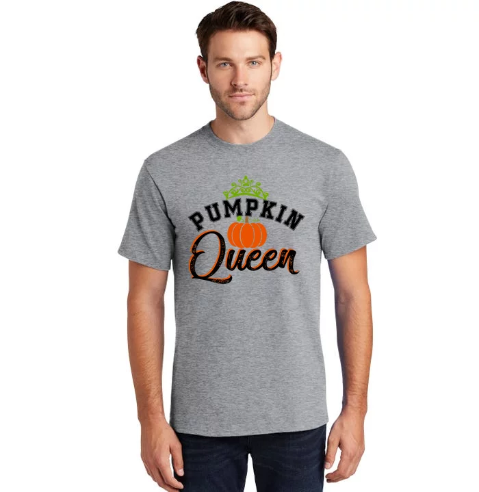 Pumpkin Queen Autumn Fall Halloween Cute Cool Gift Tall T-Shirt