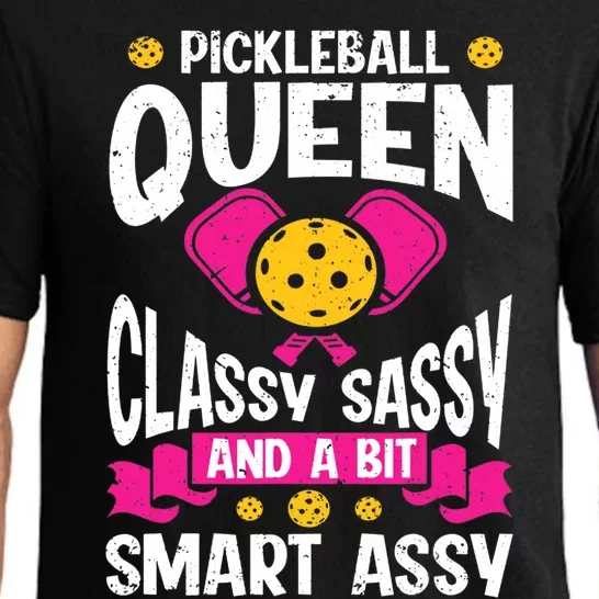 Pickleball Queen Classy Sassy And A Bit Smart Assy Pajama Set