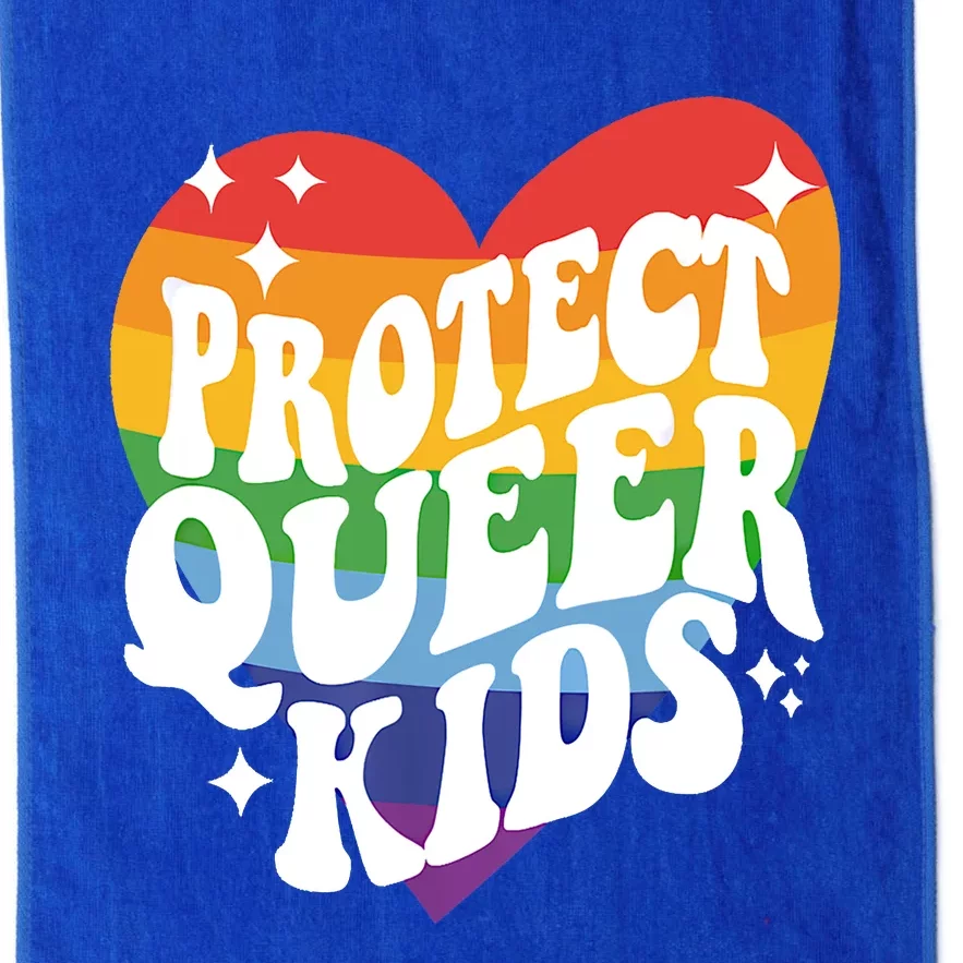 Protect Queer Gay Pride Lgbt Support Queer Pride Month Gift Platinum Collection Golf Towel