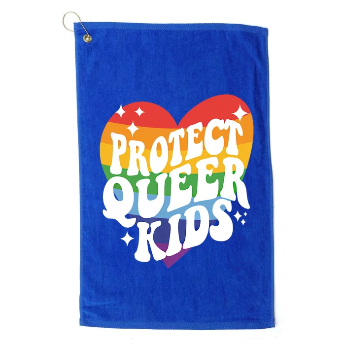 Protect Queer Gay Pride Lgbt Support Queer Pride Month Gift Platinum Collection Golf Towel