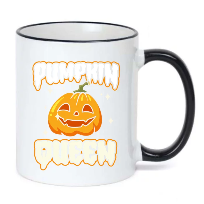 Pumpkin Queen Halloween Gift Black Color Changing Mug