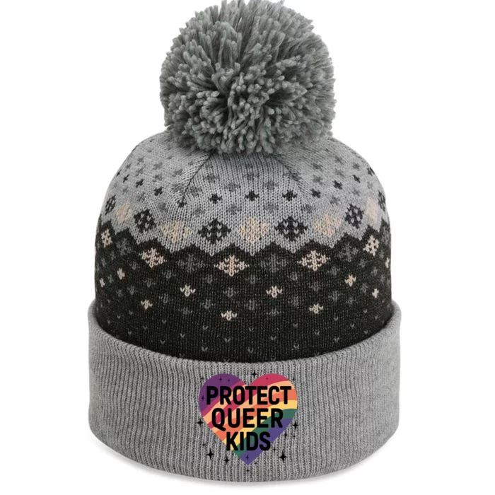 Protect Queer Lgbt Pride Month The Baniff Cuffed Pom Beanie