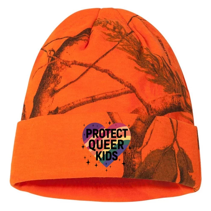 Protect Queer Lgbt Pride Month Kati - 12in Camo Beanie