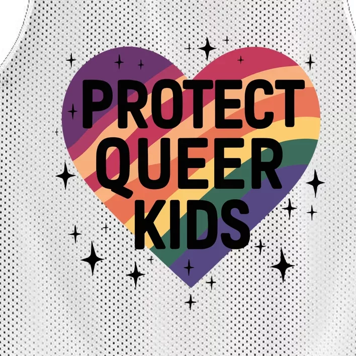 Protect Queer Lgbt Pride Month Mesh Reversible Basketball Jersey Tank