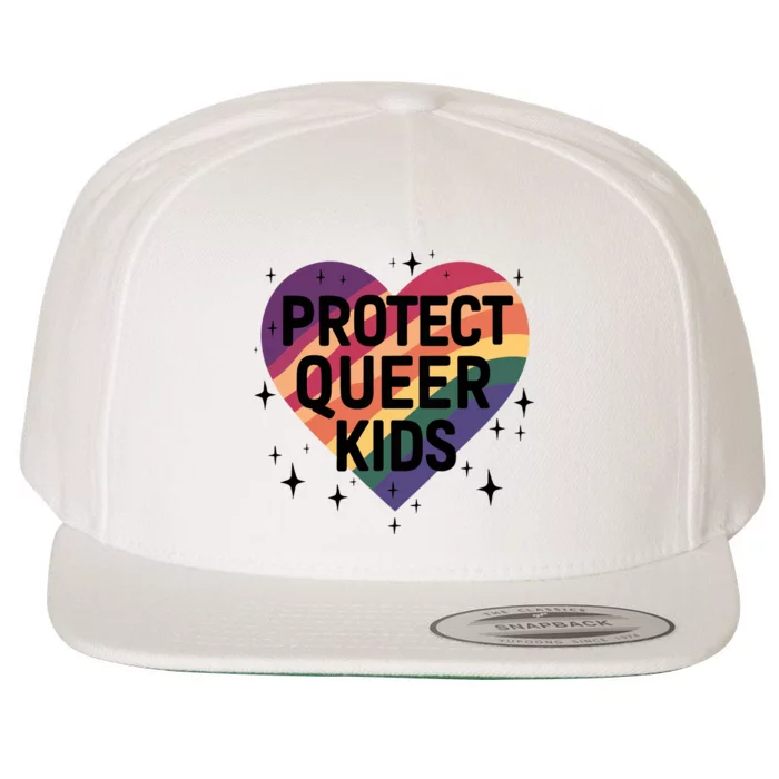 Protect Queer Lgbt Pride Month Wool Snapback Cap