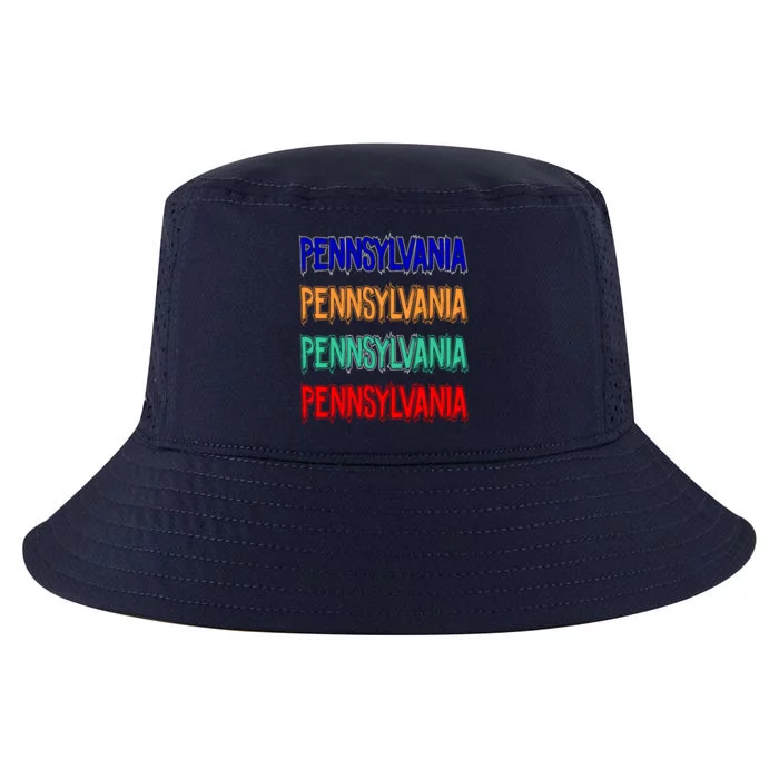 Pennsylvania Quad Logo Cool Comfort Performance Bucket Hat