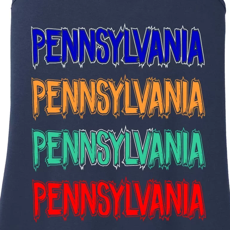 Pennsylvania Quad Logo Ladies Essential Tank