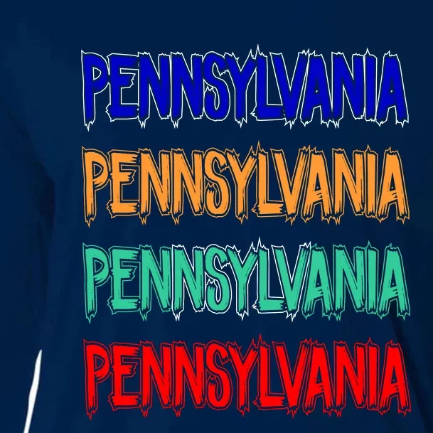 Pennsylvania Quad Logo Cooling Performance Long Sleeve Crew